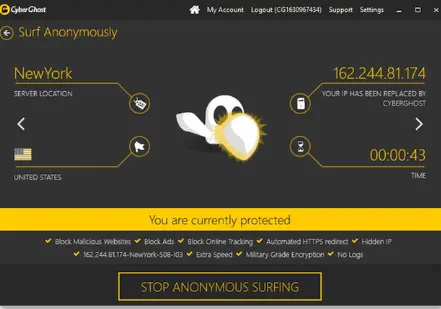 Top and Interesting Features of CyberGhost VPN