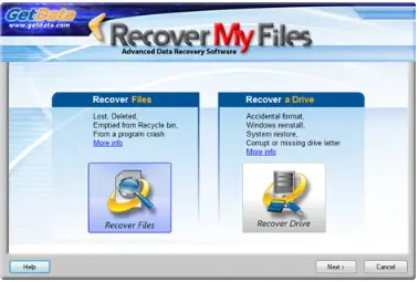 Recover My Files Professional Features